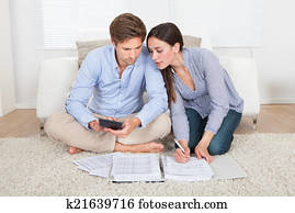 par, calculando, orçamento, casa