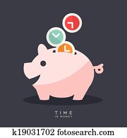Time is Money Piggy Bank Time is Money Piggy Bank