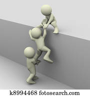 3d, אנשים, לעזור