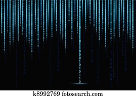 Matrix Binary Background Matrix Binary Background