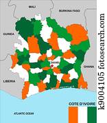 ivory coast map ivory coast map