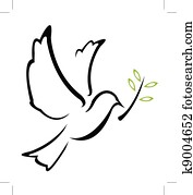 pomba, paz, vetorial