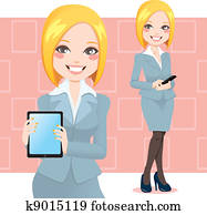 Blond Business Woman