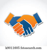 handshake abstract vector illustration handshake abstract vector illustration