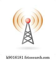 pod-cast, ו, לשדר, איקון