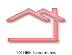 The house with a gable roof The house with a gable roof