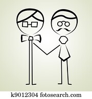 גברים הומוסקסואליים, זוג של חתונה