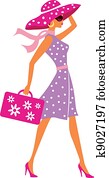 beauty travel girl with baggage beauty travel girl with baggage