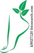 foot symbol. element for design foot symbol. element for design