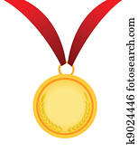 Gold Medal Clipart | Our Top 1000+ Gold Medal EPS Images | Fotosearch