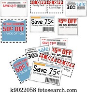 loja, venda, cupons, para, poupança, anúncios