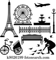Paris Eiffel Tower Ferris Wheel Paris Eiffel Tower Ferris Wheel