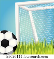 pénalité, dans, jeu football