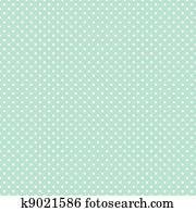 Seamless Polka Dots on Pastel Green Seamless Polka Dots on Pastel Green