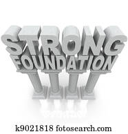 Strong Foundation Words on Granite Marble Columns Strong Foundation Words on Granite Marble Columns
