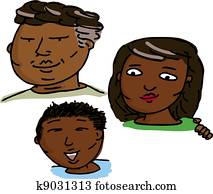 Happy Hispanic Family