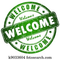 Welcome stamp Welcome stamp