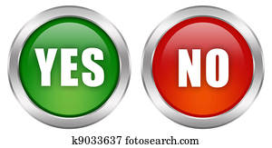 Yes no buttons Yes no buttons