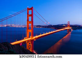 Golden Gate Bridge at night Golden Gate Bridge at night