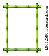 Green Bamboo Frame