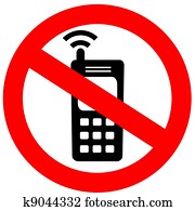 No cell phone sign No cell phone sign