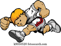 Cartoon Running Boy Vector Cartoon Cartoon Running Boy Vector Cartoon