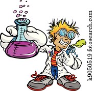 criança, cientista, inventor, menino