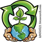 Hands Holding Planet Earth Hands Holding Planet Earth