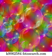 bolle, seamless, multicolore