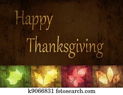 Happy Thanksgiving Grunge Leaves Happy Thanksgiving Grunge Leaves