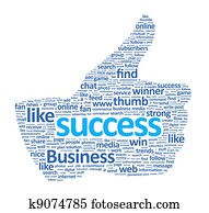 Success Thumb Up Sign Success Thumb Up Sign