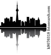 toronto skyline canada toronto skyline canada