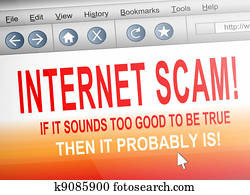 Internet scam. Internet scam.