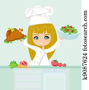 אישה יפה, בישול