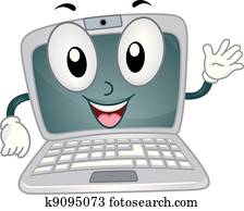 Laptop Mascot Laptop Mascot