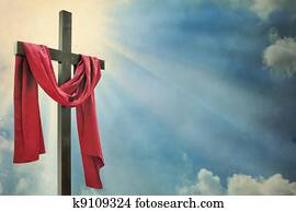 cross on white background cross on white background