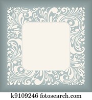 Ornament Square Label