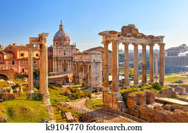 Roman ruins in Rome, Forum Roman ruins in Rome, Forum