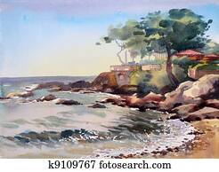 Watercolor painting Watercolor painting