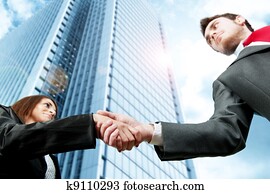 Business handshake