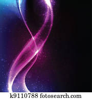 eps10, vector, diseño, con, estrellas, rayos, y, vibrante, luz