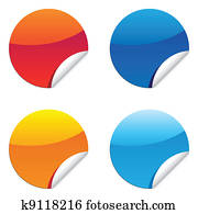 glossy label sticker for sale price tags