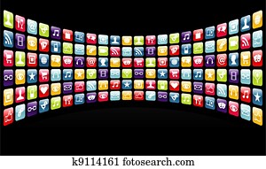 Iphone app icons background Iphone app icons background