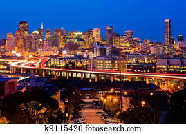 San Francisco at night San Francisco at night