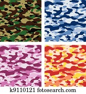 vector colorful camouflage patterns vector colorful camouflage patterns