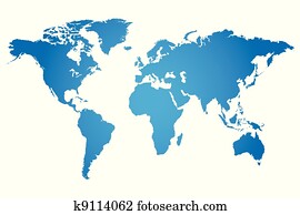 World Map Illustration World Map Illustration