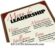 菜單, 為, 領導, qualities, 理想, 在, 經理, 領導人