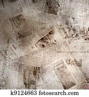Grunge abstract background with old newspaper Grunge abstract background with old newspaper