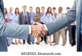 handshake isolated on business background handshake isolated on business background
