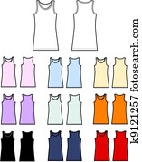 top tank linen garment